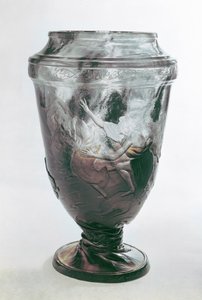 Vase som viser Orpheus og Eurydice (glass)